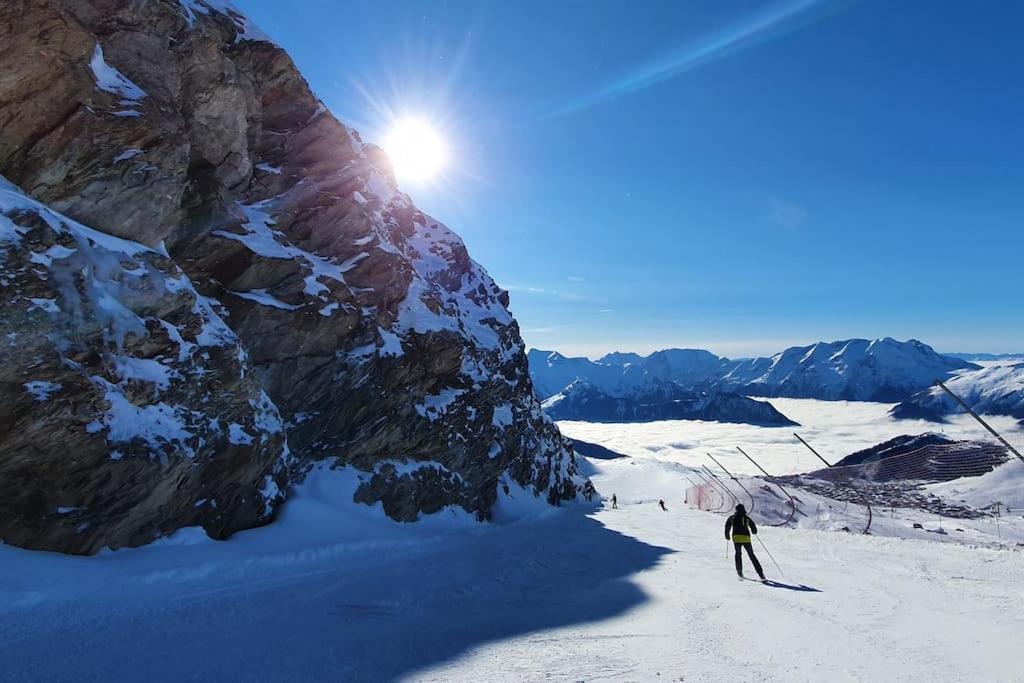 Pieds Des Pistes - Parking Couvert - Plein Sud Alpe d'Huez Exterior foto